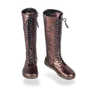 SOLD Peerko Empire Boots in Metallic Chestnut | Barefoot Boots Size 39/8